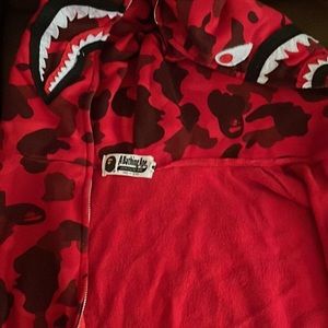 Bape jacket and shorts. Medium size worth 280.